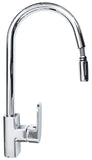 Cornat Spültisch-Einhebelarmatur "Girona" - Hochwertiger Messingkörper - Ausziehbare Schlauchbrause / Hochdruck-Armatur / Küchenarmatur / Wasserhahn