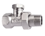 Cornat T591516 Heizkörper Verschraubung Durchgangsform absperrbar, 1/2 Zoll
