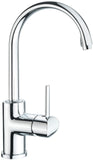 Cornat Spültisch-Einhebelarmatur "Vento" - Hochwertiger Messingkörper - verchromt - Hoher & schwenkbarer Auslauf / Hochdruck-Armatur / Küchenarmatur / Wasserhahn / VEN5