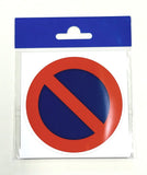 Türschild Halteverbot selbstklebend Ø 95 mm