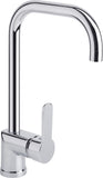 Cornat Spültisch-Einhebelarmatur "Splendid" - Hochwertiger Messingkörper - verchromt - Hoher & schwenkbarer Auslauf / Hochdruck-Armatur / Küchenarmatur / Wasserhahn / SPL5