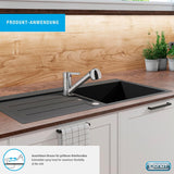 Cornat Küchenarmatur "Skagen" – Wasserhahn für Küche – verchromt
