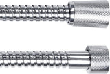 Cornat Anschlussschlauch - Metall verchromt - Extrem Belastbar - 1/2 Zoll Anschluss geeignet für handelsübliche Armaturen/Duschschlauch/Anschlussschlauch