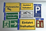 Behindertenparkplatz 250 x 150 mm Warn- Hinweis- und Verbotsschild PST-Kunststoff