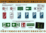 Fluchtweg Pfeil rechts unten Nachleuchtend 300 x 150 mm Warn- Hinweis- und Verbotsschild PST-Polystyrol