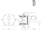 Ideal Standard "CeraPlus" Waschtischarmatur mit Sensor (Wandmontage, chrom)   