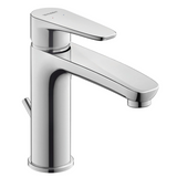 Duravit "B1 M-Size" Einhebel-Waschtischmischer 138 mm (mit Zugstangen-Ablaufgarnitur, chrom)