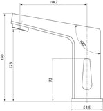 Aqua-Su "Oddo" Waschtischarmatur mit Sensor (chrom)   